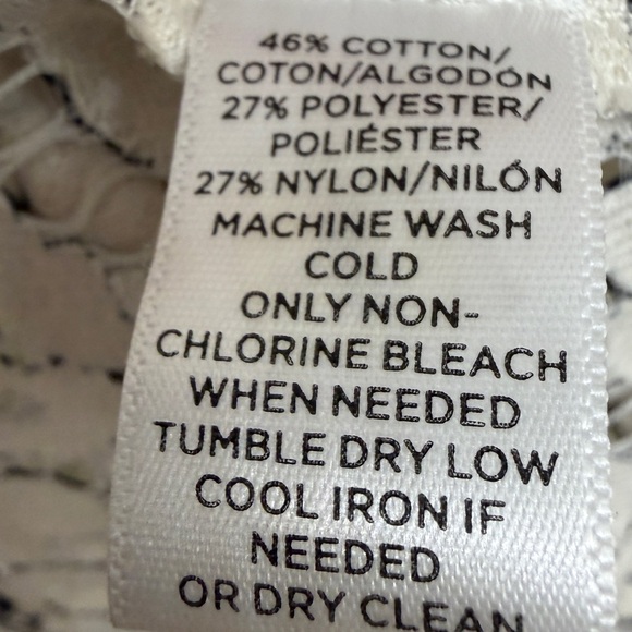 LOFT Floral Lace Blouse in Cream and Black - Picture 6 of 9